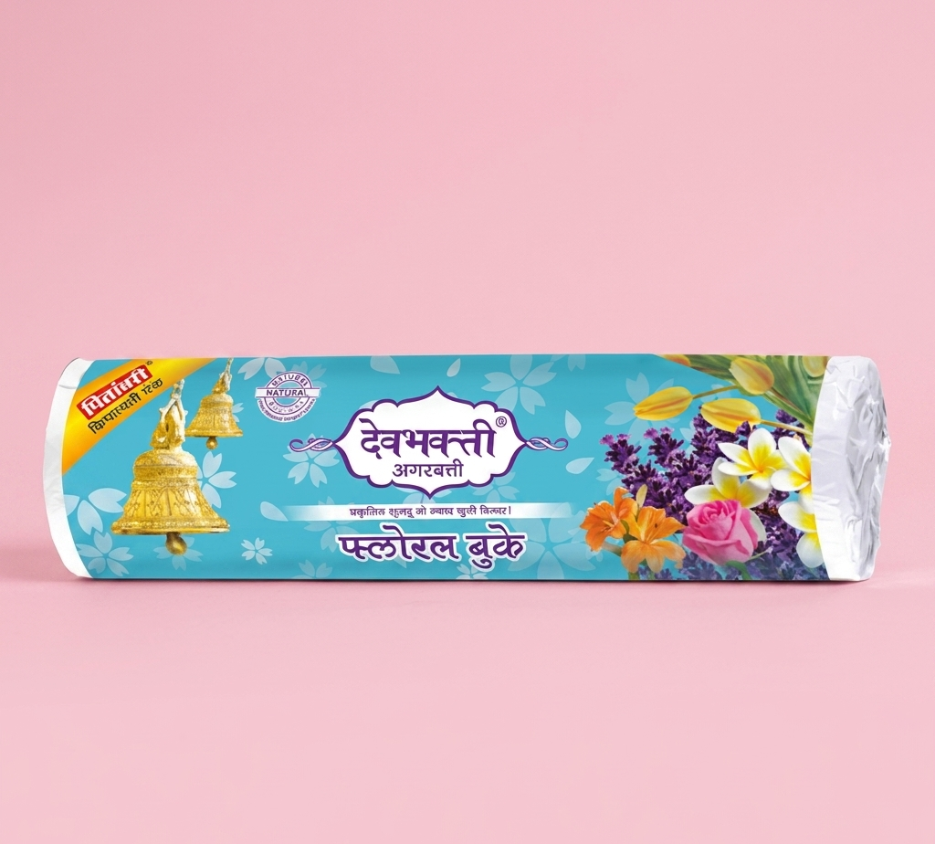 Pitambari Devbhakti Floral Boquet Agarbatti-160Gms Roll Pack